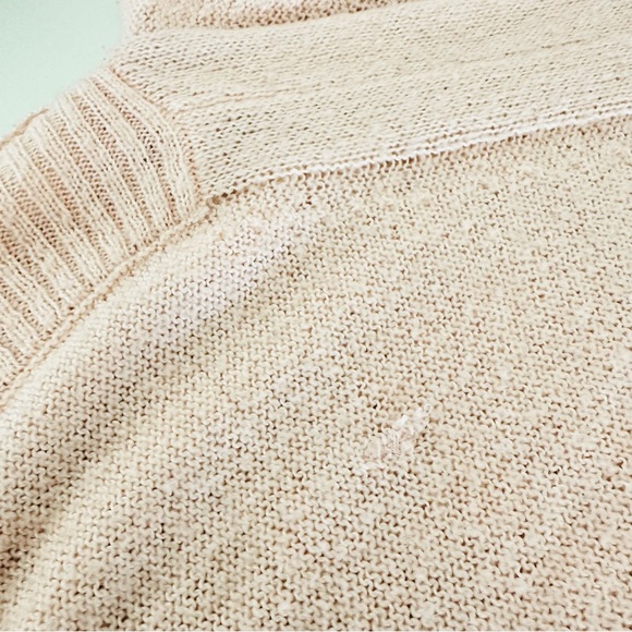 Rue21 Oversized Cozy Knit Long Sleeve Curved Hem Sweater Blush Pink Sz XL - Picture 9 of 10